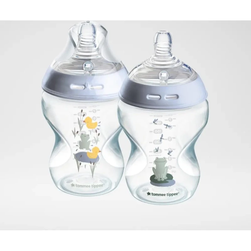 Tommee Tippee Natural Start Sutteflaske 2 x 260 ml blå