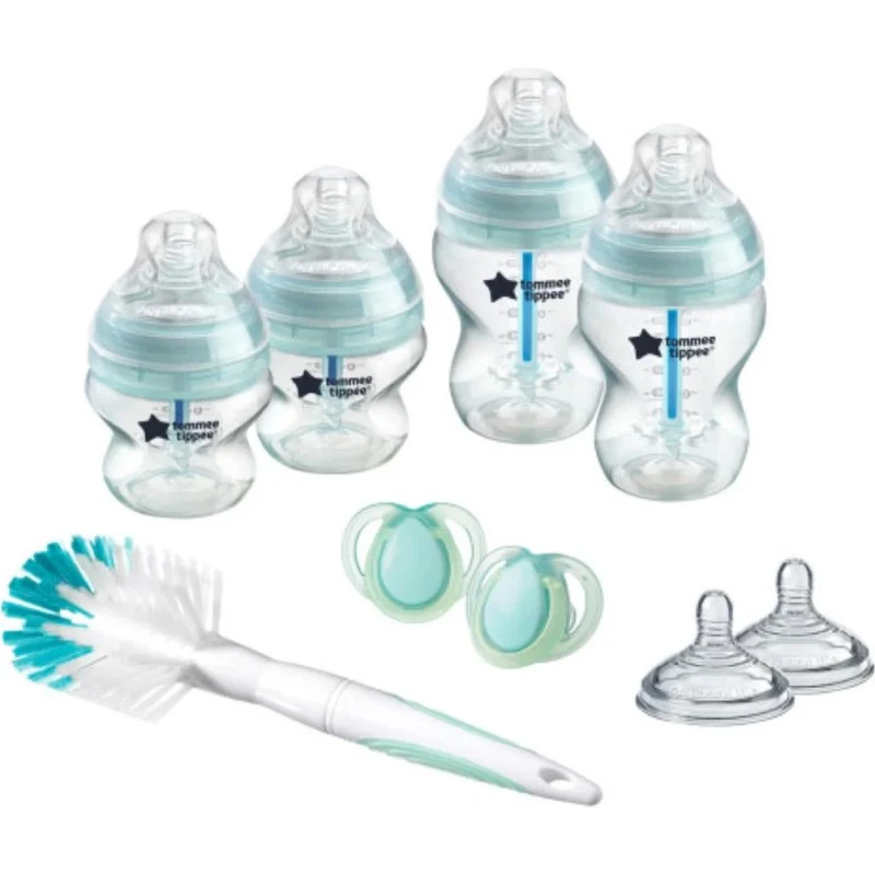 Tommee Tippee Sutteflasker 2x150ml, 2x260ml (0-6 måneder) - Blå/Hvid
