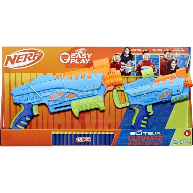 Nerf N-Strike Elite Jr Ultimate Starter Sæt (6 år+)