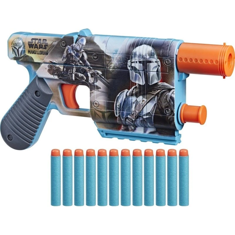 Nerf Star Wars Mandalorian Blaster med 12 Skud