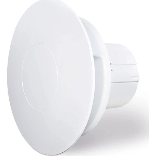 Nobø NHTR badventilator 100 mm, hvid, med fugtstyring og timer