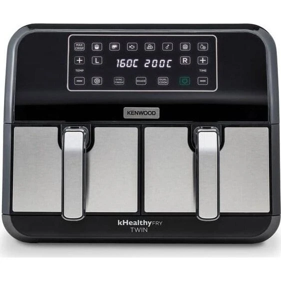 Kenwood kHealthyFry Twin 8L, 1700W, Sort