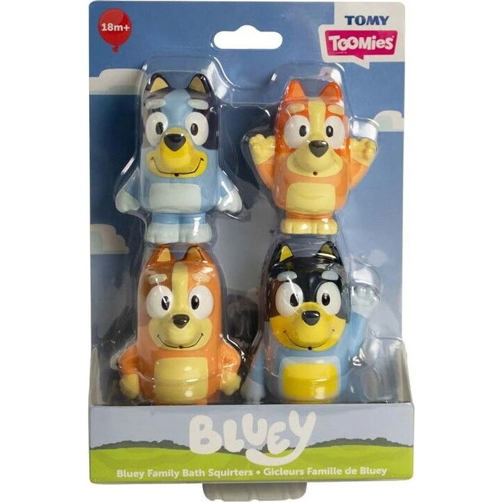 Toomies Bluey Bade Sprøjtelegetøj - 4 stk.