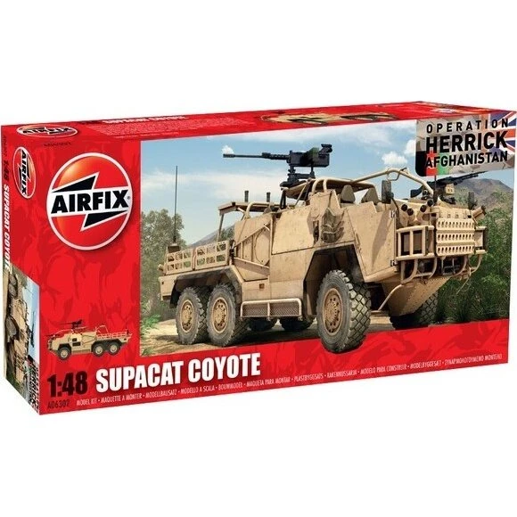 Airfix Coyote 1:48 Byggesæt - Militærkøretøj med detaljer