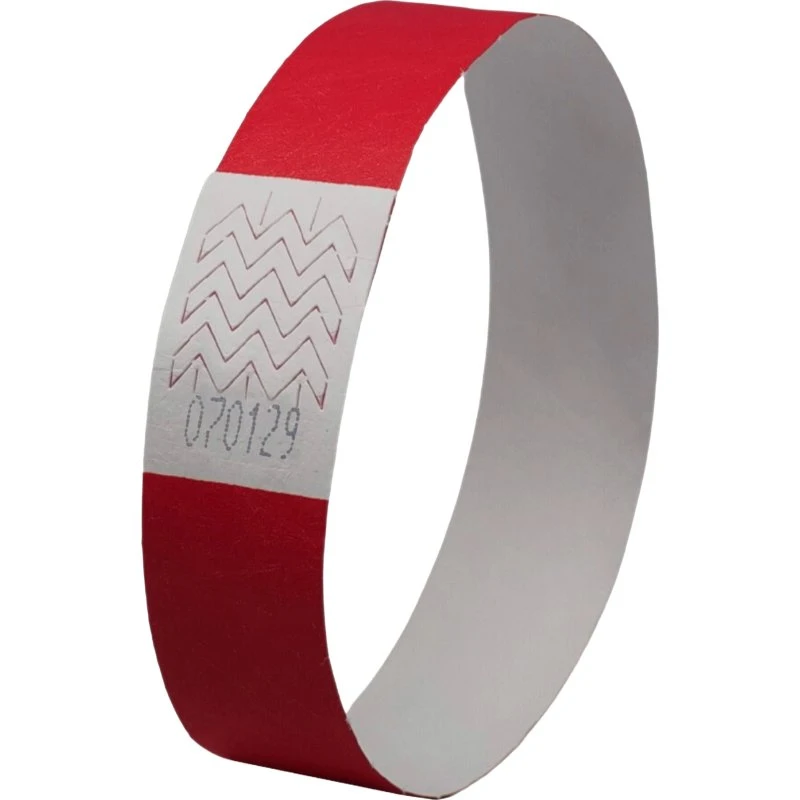 Avery Armbånd, rød, Tyvek®, 500 stk. 256x19mm