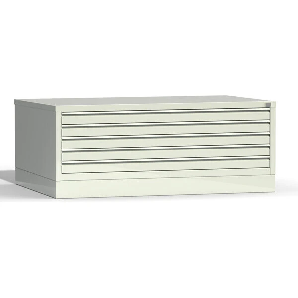 RSM Tegningsskab A0 5 skuffer inkl. sokkel