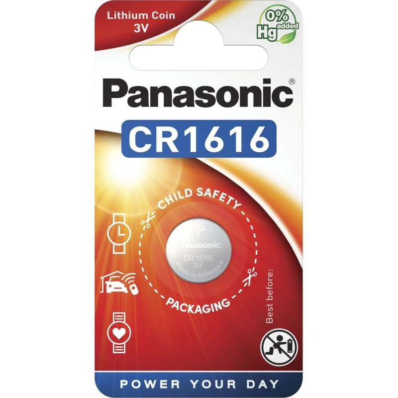 Panasonic CR1616 3V Lithium Knapcelle Batteri