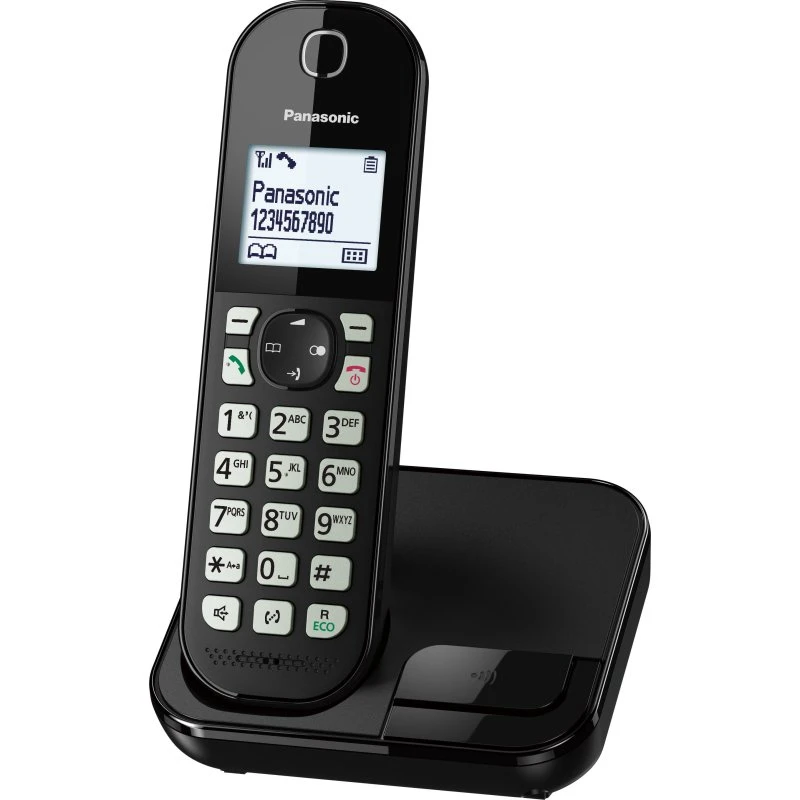 Panasonic KX-TGC450 Trådløs Telefon, Sort, 4,1 cm LCD