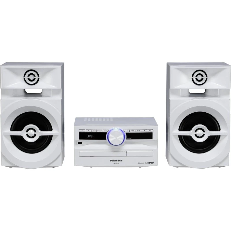 Panasonic SC-UX104EG-W Stereoanlæg med Bluetooth, 300W, Hvid