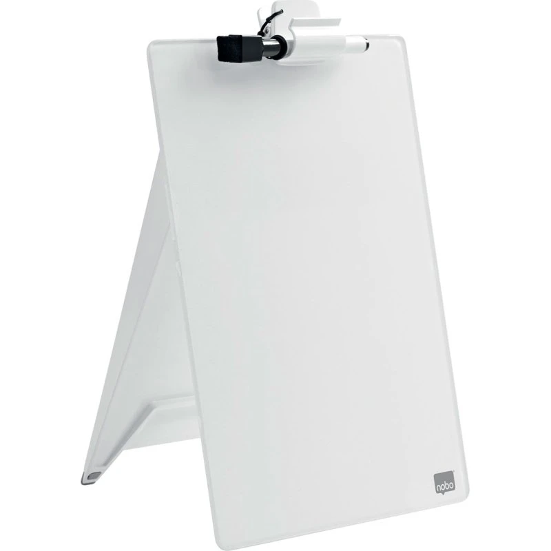 Nobo Diamond Glas Flipover med glastavle, rammeløst design