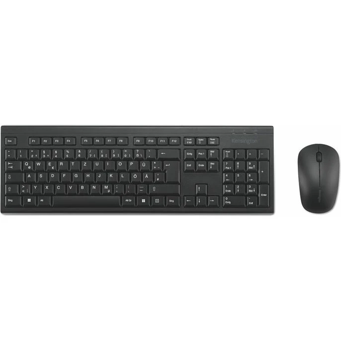 Kensington KM150 EQ Trådløst Tastatur & Mus Sæt, Sort