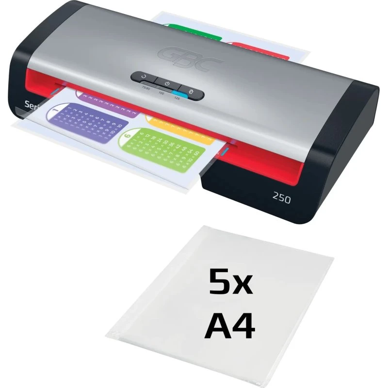 GBC 250 A4 Lamineringsmaskine – Hurtig Opvarmning, 75-125µm
