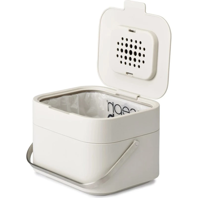 Joseph Joseph Stack Madaffaldsspand 4L med Lugtfilter - Hvid