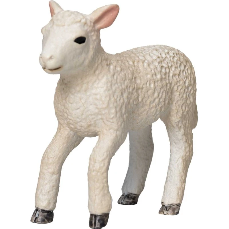 Mojo Farmland Romney Lamb Løbende Legetøjsfigur, 6,5 x 3,5 x 3 cm