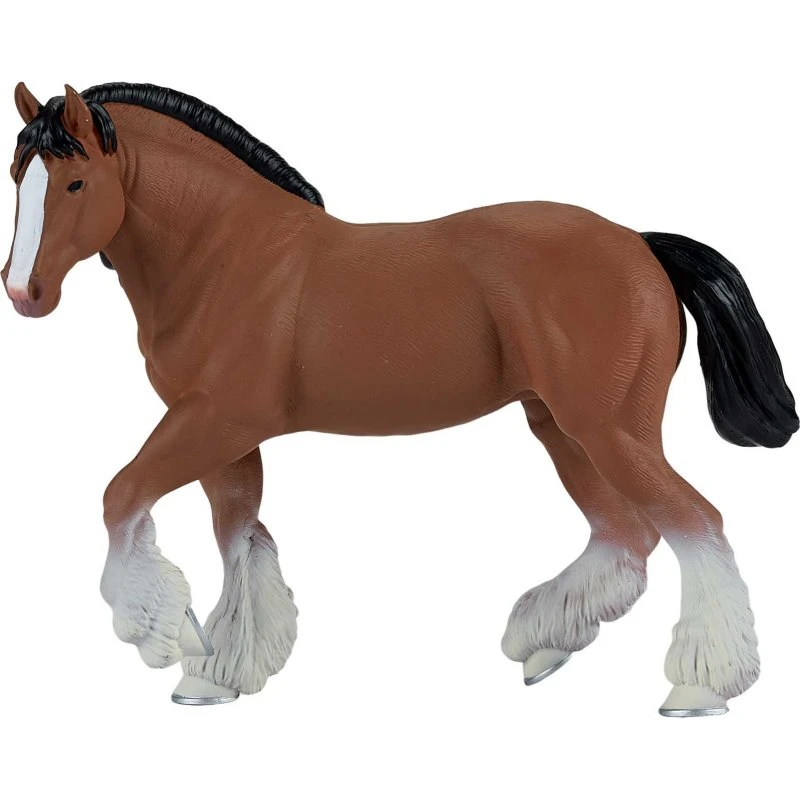 Mojo Horse World Brown Clydesdale Hest 381084