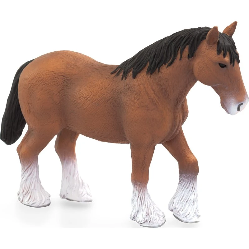 Mojo Horse World Clydesdale Hest, Brun, 3+ år