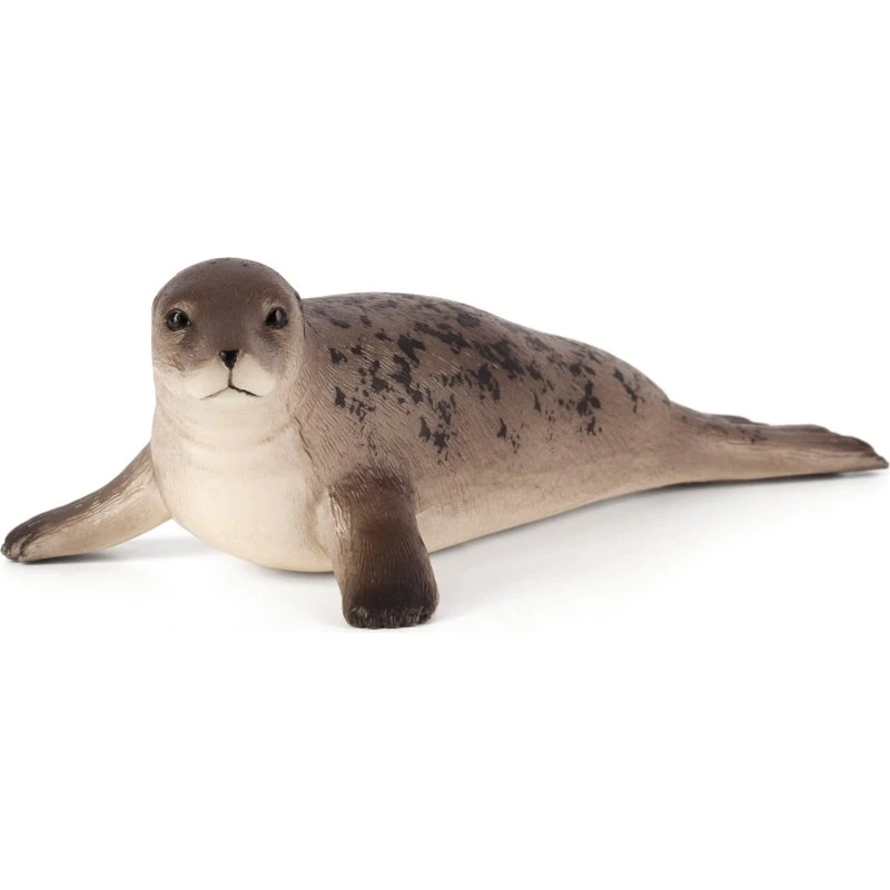 Mojo Gråsæl Legetøjsfigur, Grå, 11 × 5,5 × 3,25 cm