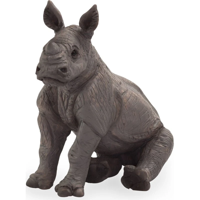 Mojo Wildlife Baby Rhino - Hvidt næsehorn legetøj