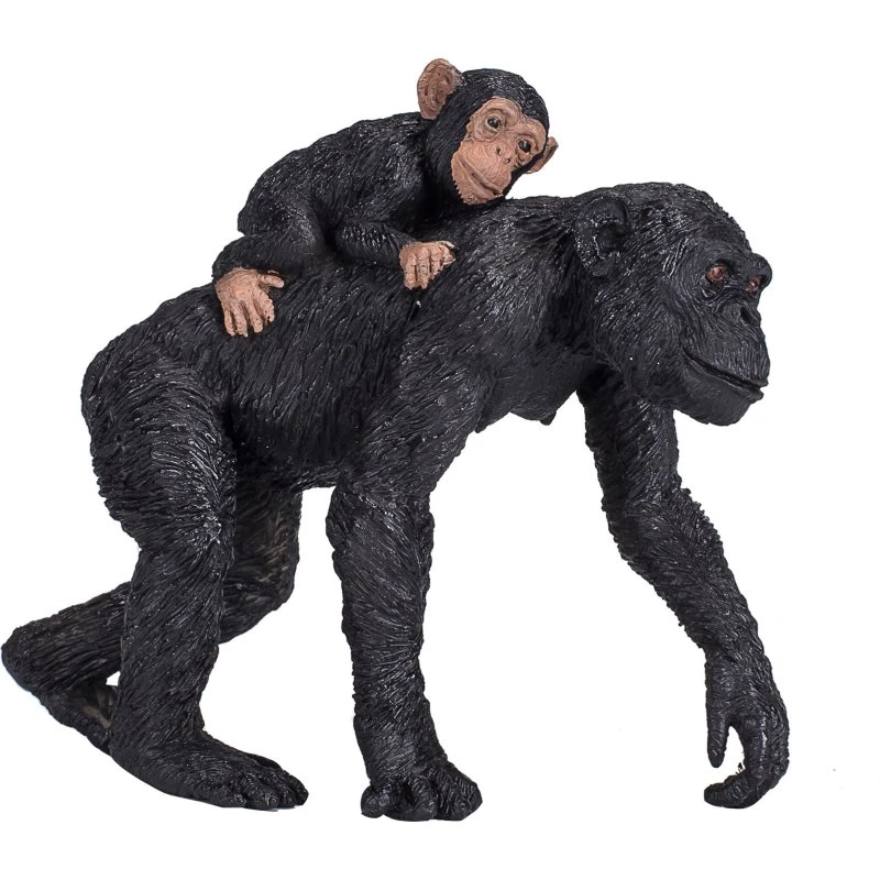 Mojo - Chimpanser med unge legetøjsfigur