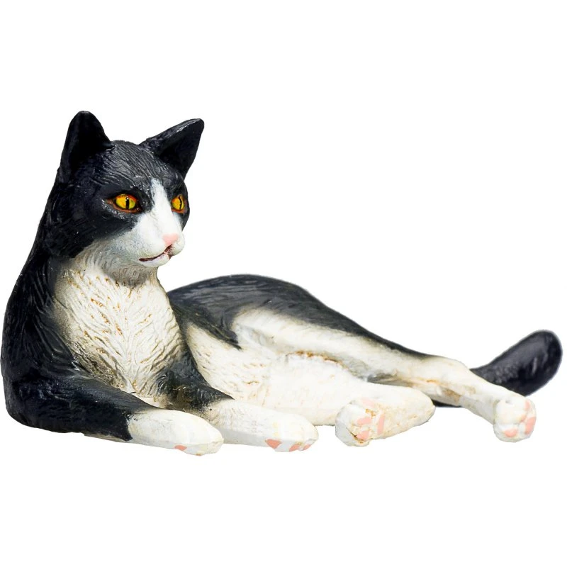 Mojo Farmland Liggende Kat Sort/Hvid