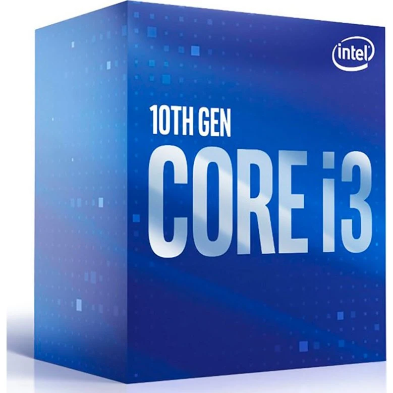 Intel Core i3-10100 Box LGA 1200 med køler