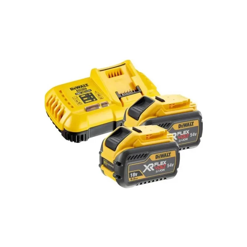 DeWALT DCB118X2-QW XR Flexvolt Hurtiglader +2 Batterier 18V 9,0Ah