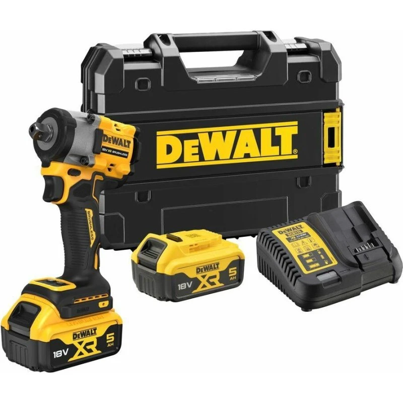 DeWALT DCF922P2T 1/2" Slagnøgle 18V 610 Nm Sort/Gul