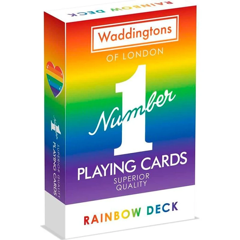 Winning Moves Rainbow Spillekort, regnbuefarvet, 4+ år