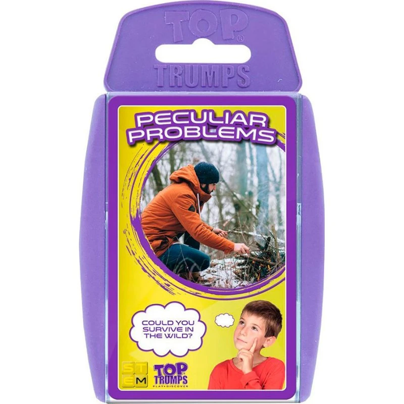 Winning Moves Peculiar Problems STEM Top Trumps Kortspil (6+)