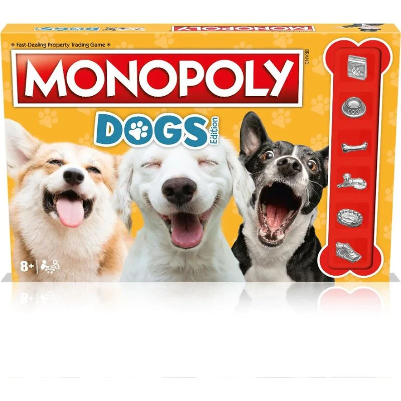 Hasbro Monopoly med Hunde Brætspil, 8+ år