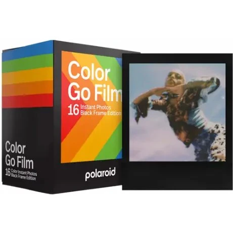 Polaroid GO film 2-pak (16 billeder) – sort ramme