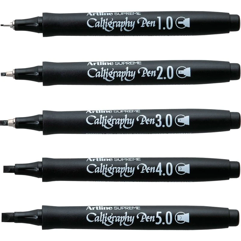 Artline EPF 240W5 Supreme Kalligrafi 1,0-5,0mm Sort