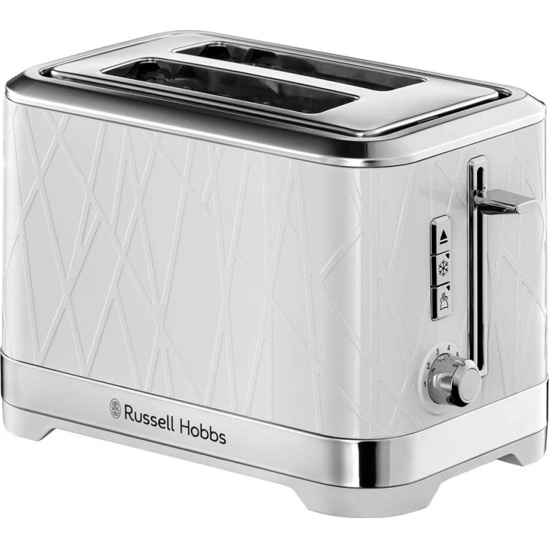 Russell Hobbs Structure 2-Skive Brødrister, Hvid, 1050W