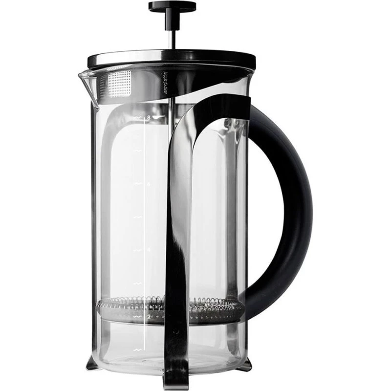 Aerolatte Stempelkande 8 kopper (1 liter) Stål