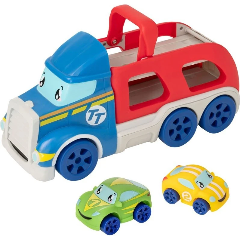 Teamsterz Tiny Transporter + 2 Biler – 1+ år