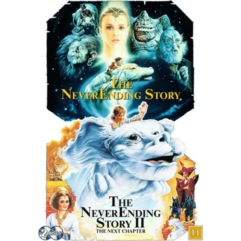 Den uendelige historie 1+2 / The Neverending Story 1+2 (2 DVD)