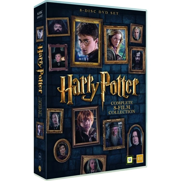 Harry Potter: Den komplette 8-film samling (8-disc) - DVD