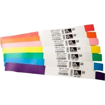 Zebra Z-Band Direct Armbånd 25,4 x 279,4 mm, 1200 stk.