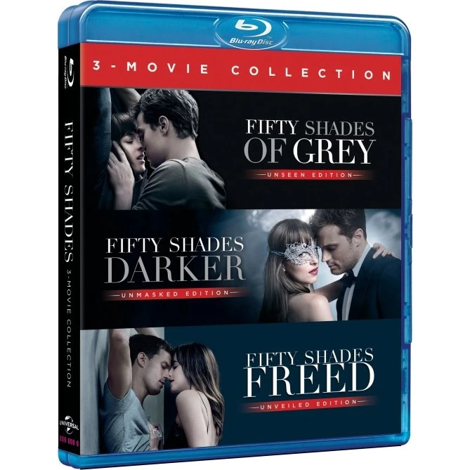 Fifty Shades Trilogy Box Set (Blu-Ray) – Engelsk med danske undertekster