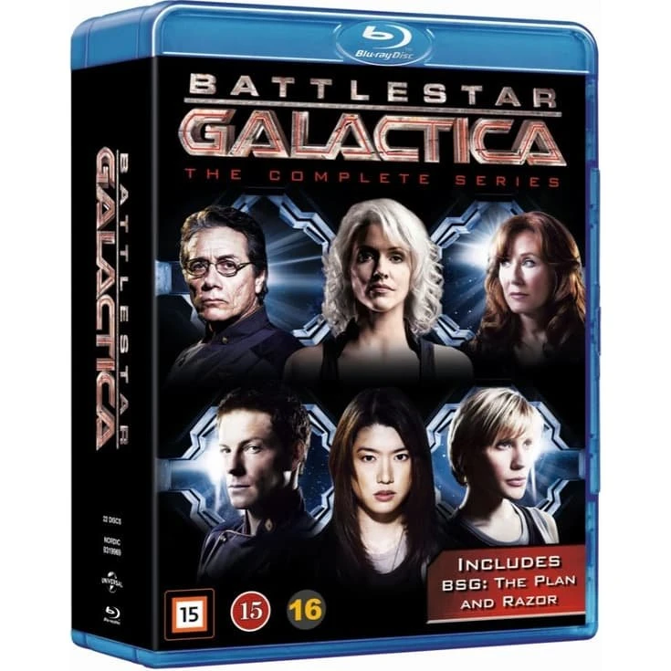 Battlestar Galactica - Den Komplette Serie (22 Discs) - Blu-ray