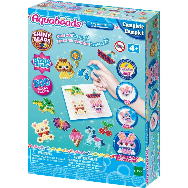 Aquabeads Basic Starter Set – 500 stk. vandaktiverede perler