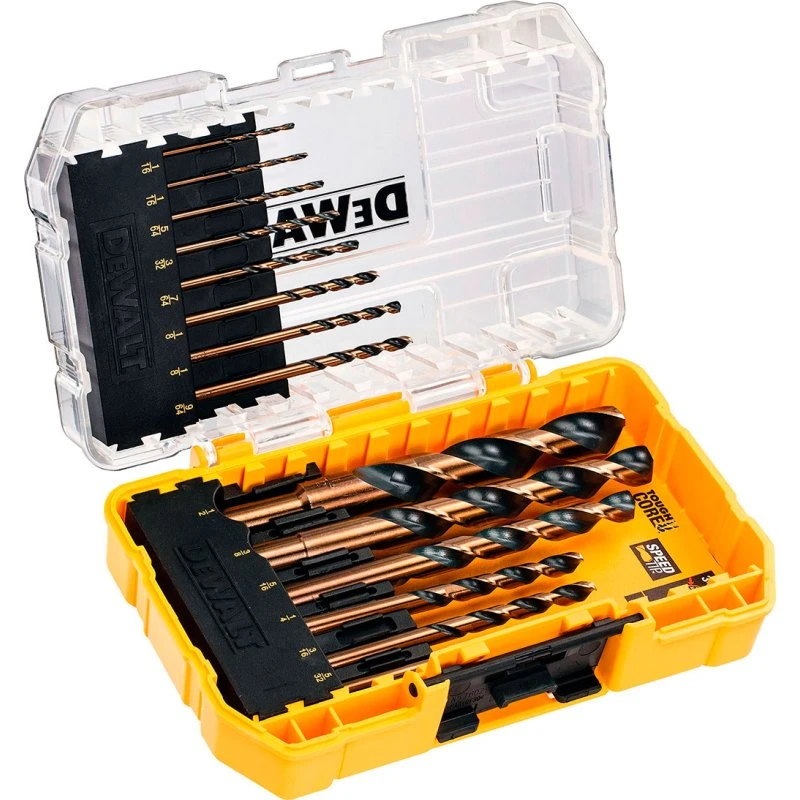 DeWALT DT70727-QZ 14-del Metalborsæt, Sort & Gul