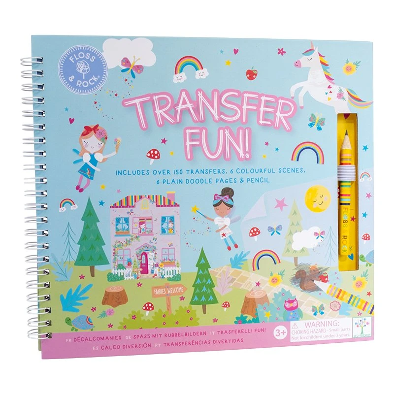 Floss & Rock - Rainbow Fairy Transferbog med 150 billeder