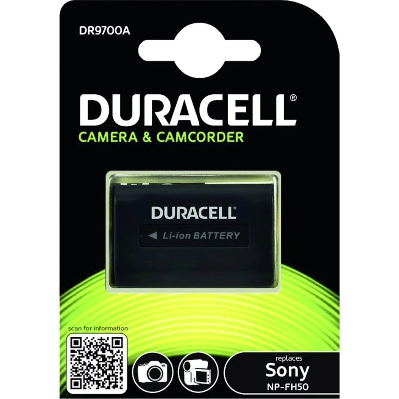 Duracell Li-Ion 7,4V 700mAh Batteri til Sony NP-FH30/FH40/FH50
