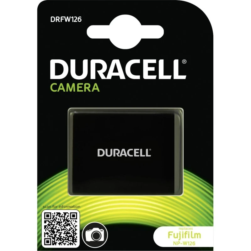 Duracell Li-Ion NP-W126 1000mAh, 7,2V til Fujifilm X-Serie