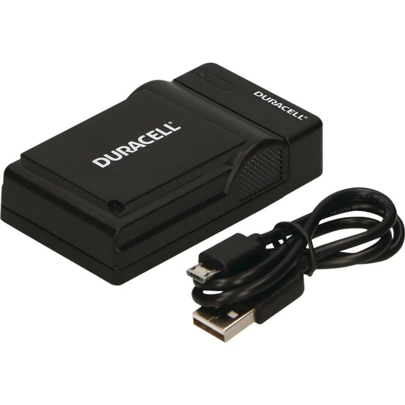 Duracell NP-W126 USB-batterioplader, sort