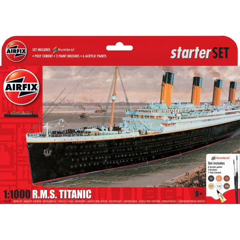 Airfix RMS Titanic Modelskib 1:1000, 8+ år