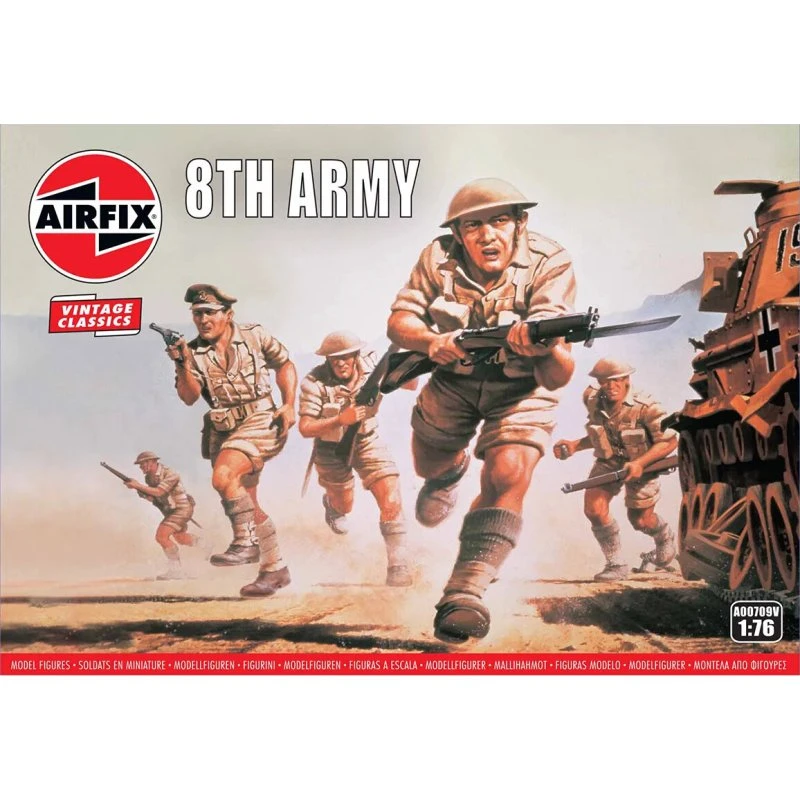 Airfix 8th Army 1:76 Vintage Classics