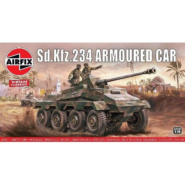 Airfix Sd.Kfz.234 Armoured Car 1:76 - Vintage Classics
