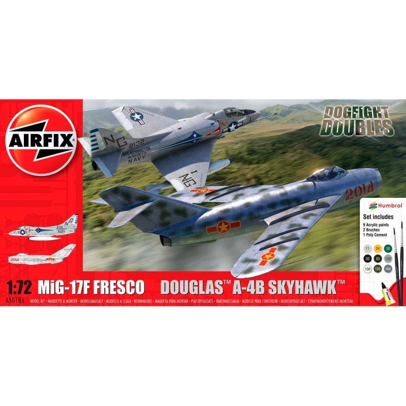 Airfix Mig-17F Fresco + A-4B Skyhawk Dogfight Double 1:72